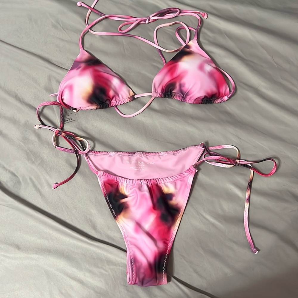 White fox bikini